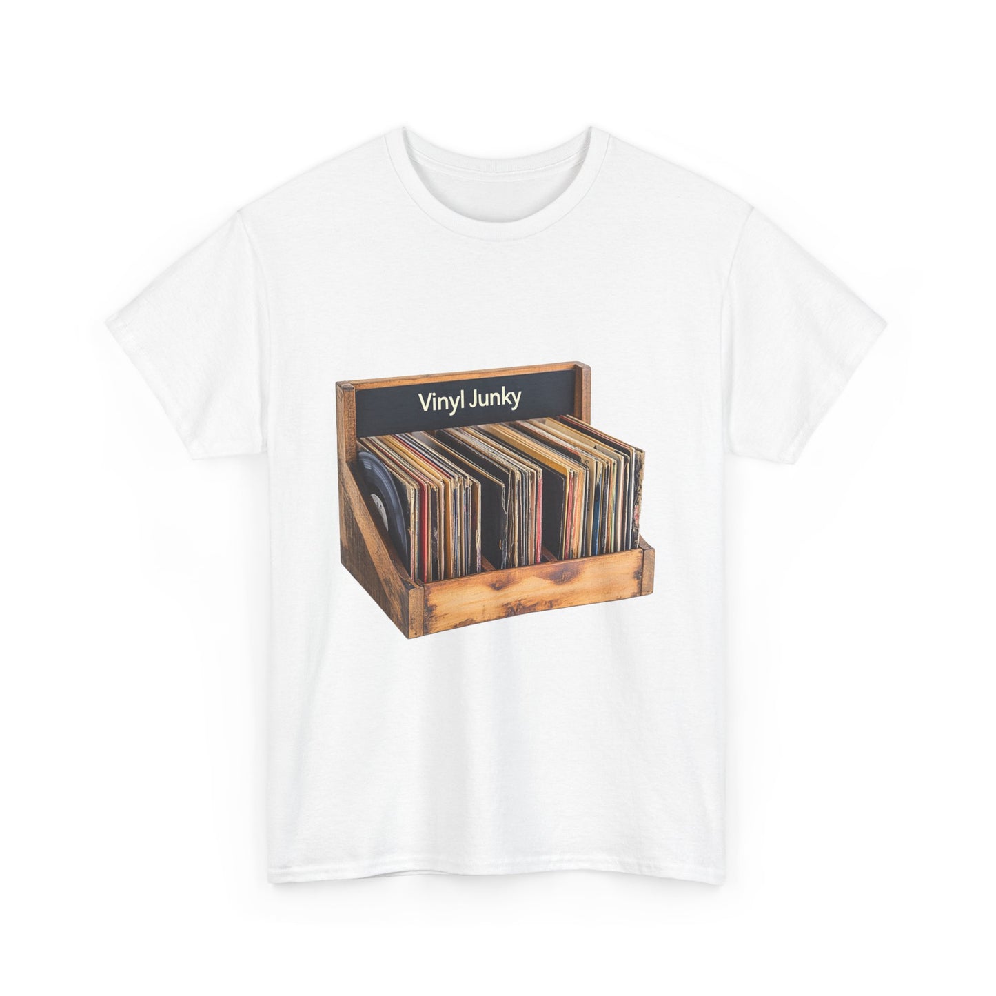 Vinyl Junky - Unisex Heavy Cotton Tee