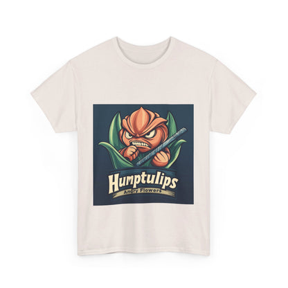 Humptulips Angry Flowers - Unisex Heavy Cotton Tee