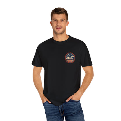 8647 DJT He's Gotta Go Unisex Garment-Dyed Tee