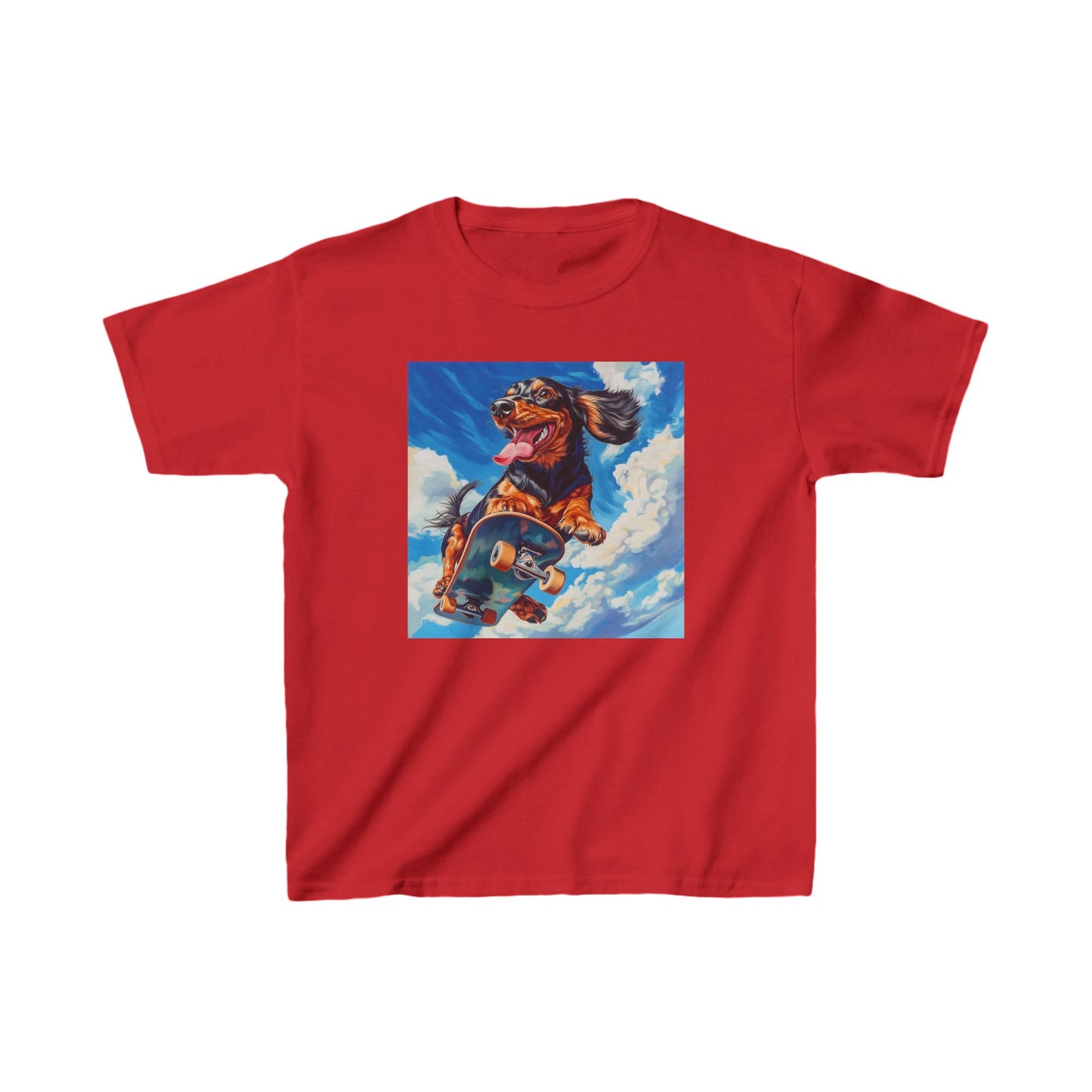 Skater Pup - Kids Heavy Cotton™ Tee