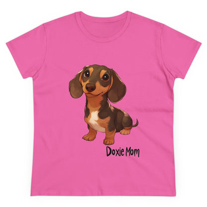 Doxie Mom - Women's Midweight Cotton Tee