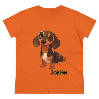 Doxie Mom - Women's Midweight Cotton Tee