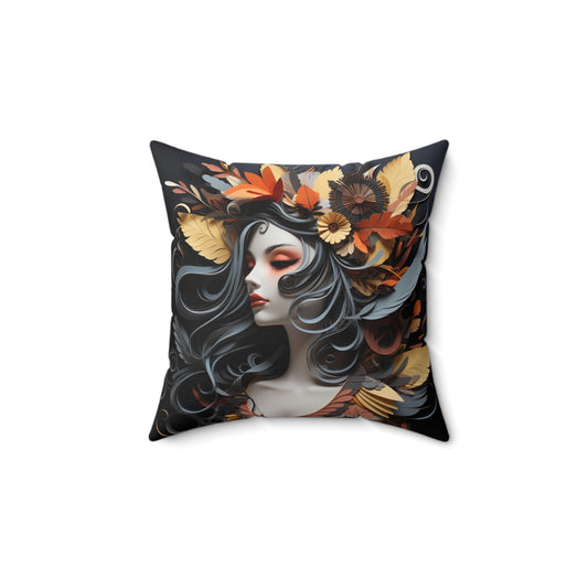 Beauty - Spun Polyester Square Pillow