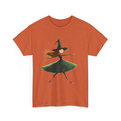 Halloween Dancing Witch - Unisex Heavy Cotton Tee