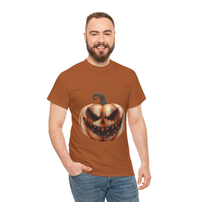 Jack-o-Lantern Halloween toned scary - Unisex Heavy Cotton Tee