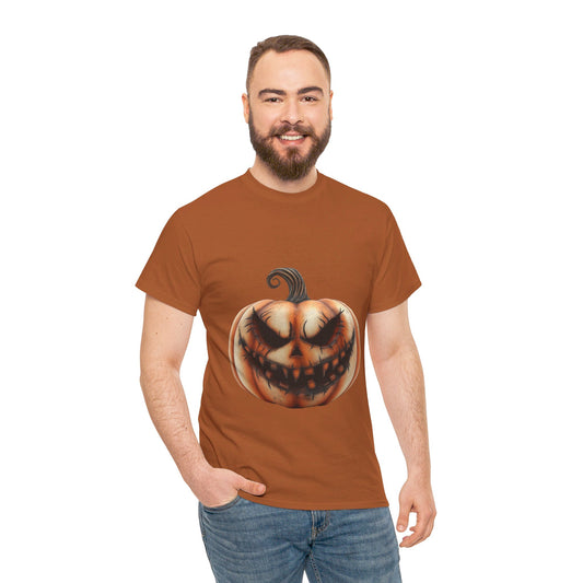 Jack-o-Lantern Halloween toned scary - Unisex Heavy Cotton Tee