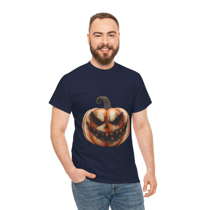 Jack-o-Lantern Halloween toned scary - Unisex Heavy Cotton Tee