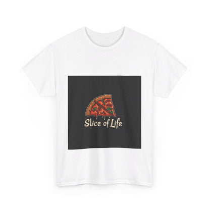 Slice of Life Pizza - Unisex Heavy Cotton Tee