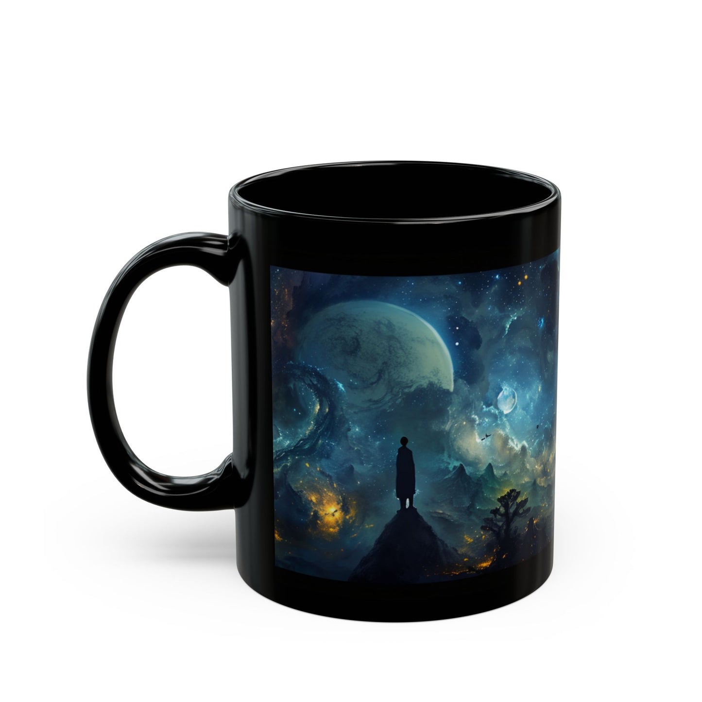 Star gazer - Black Mug (11oz, 15oz)