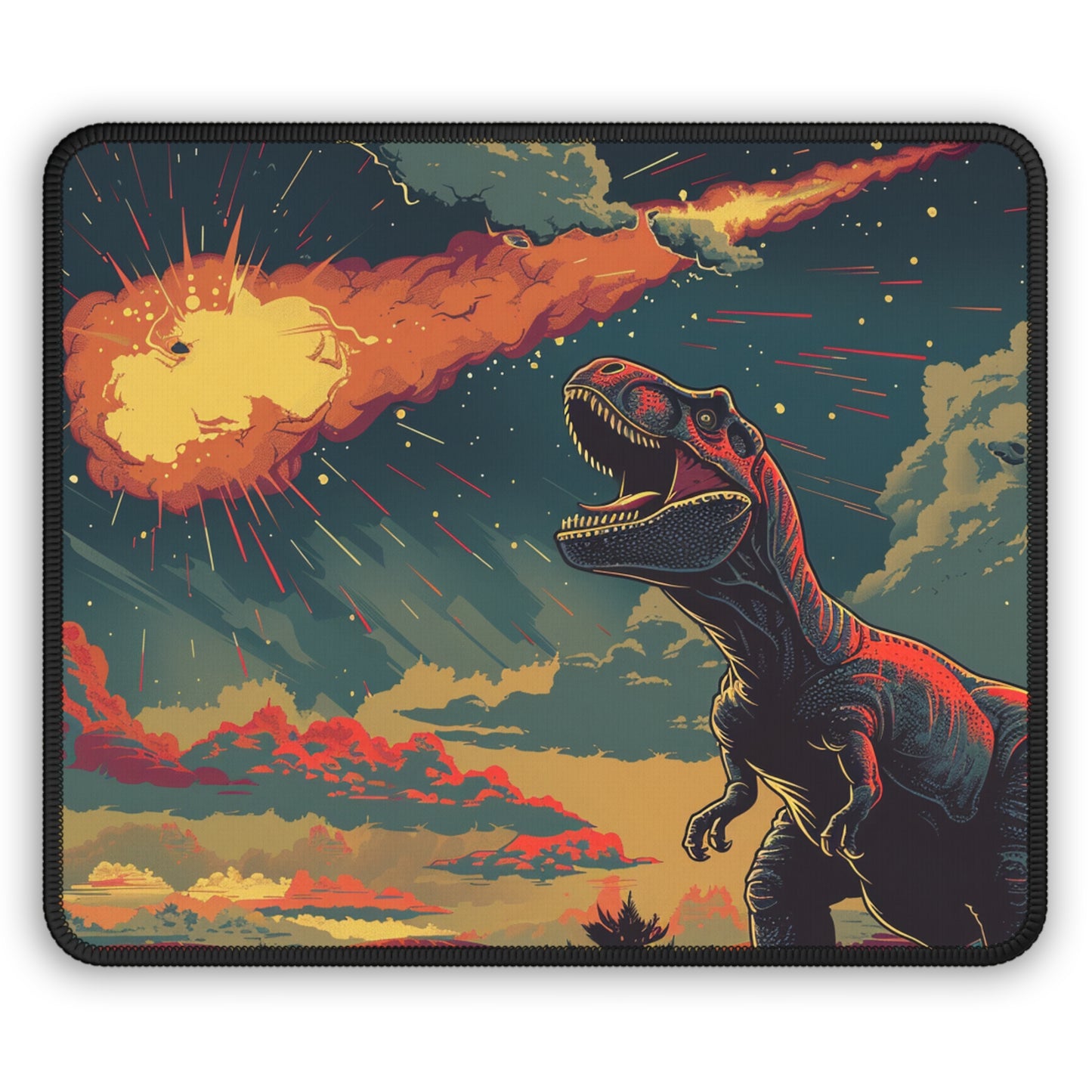 Dino Asteroid - Gaming Mouse Pad