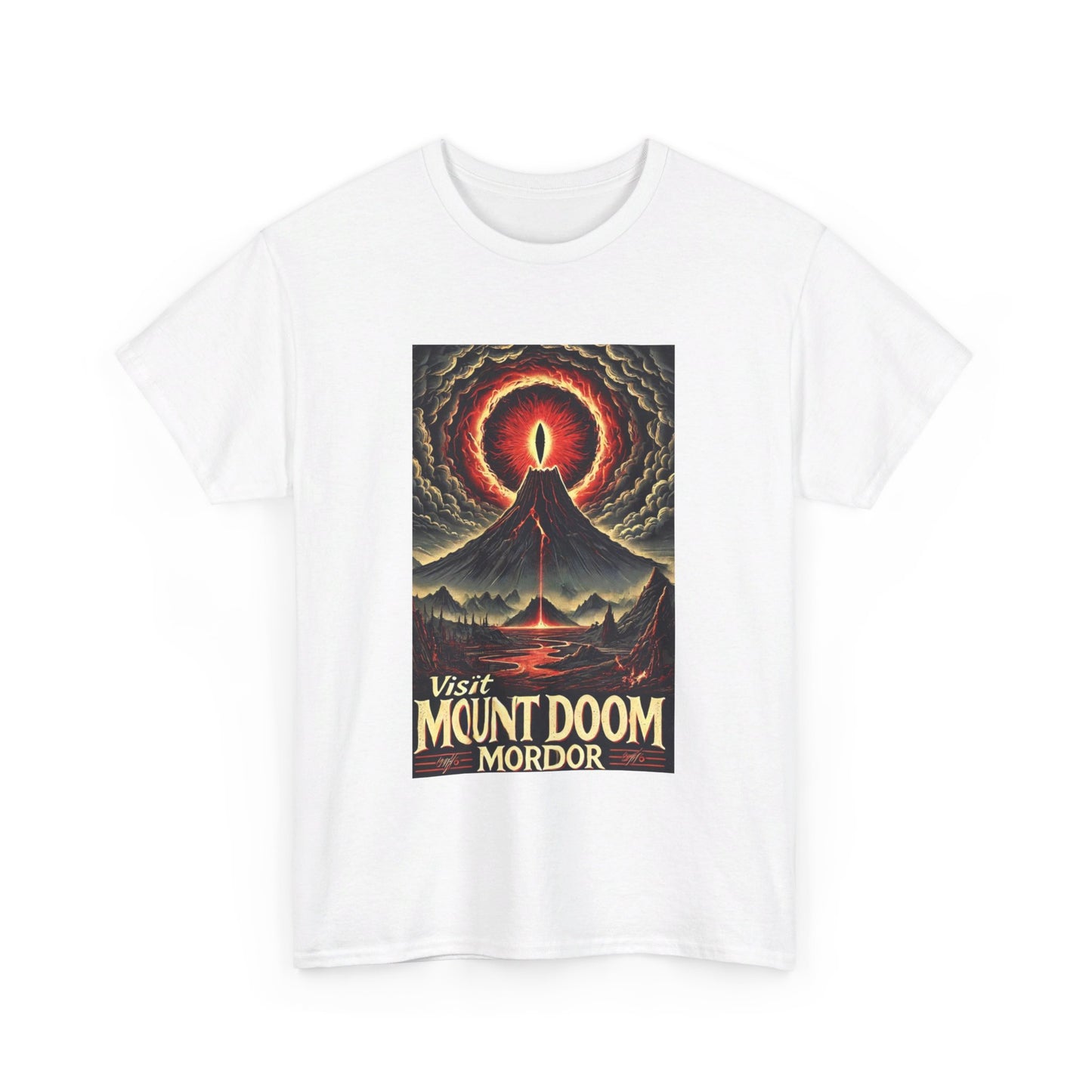 Visit Mount Doom Mordor - Unisex Heavy Cotton Tee