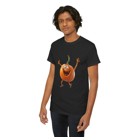 Dancing Pumpkin Halloween - Unisex Heavy Cotton Tee