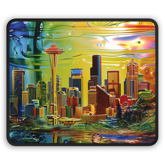 Seattle in glass - Gaming Mouse Pad