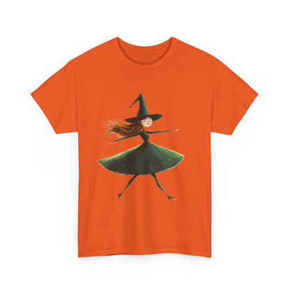 Halloween Dancing Witch - Unisex Heavy Cotton Tee