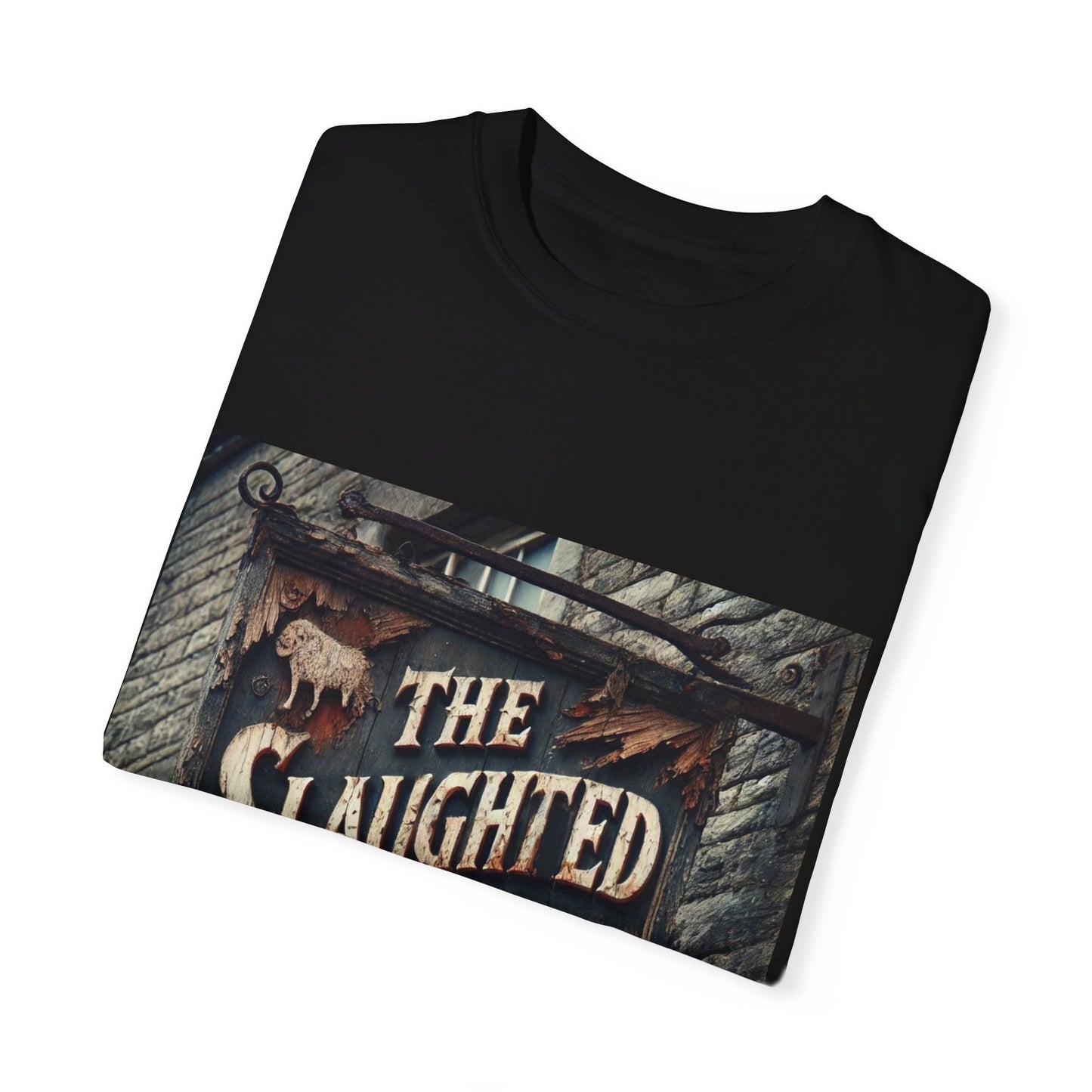 Slaughtered Lamb Pub - Unisex Garment-Dyed T-shirt