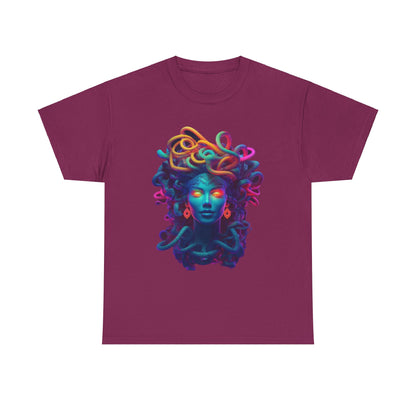 Neon Medusa - Unisex Heavy Cotton Tee