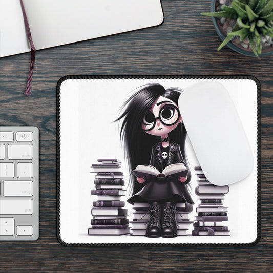 Book girl - Gaming Mouse Pad