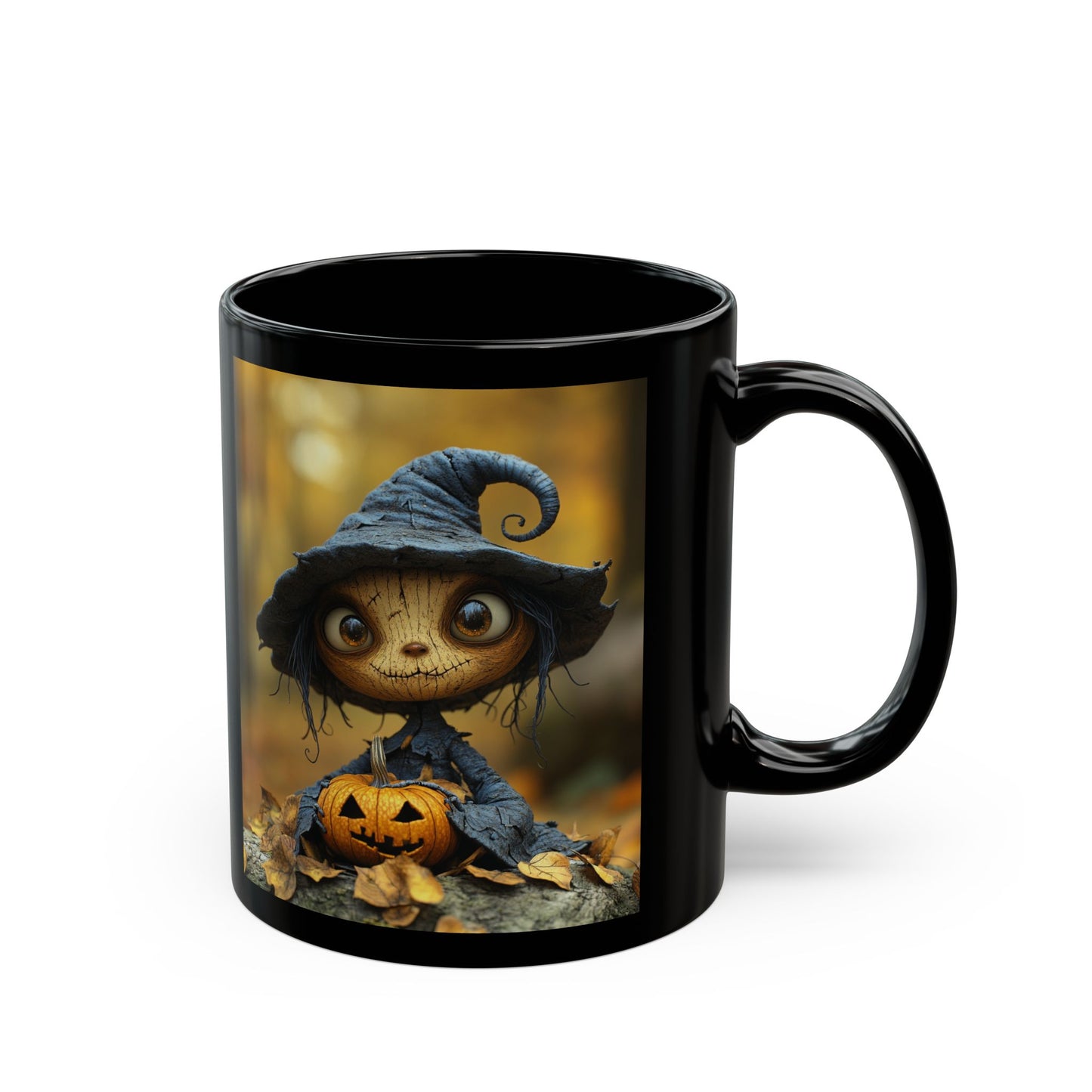 Mug - Cute Witch with Pumpkin Halloween Design