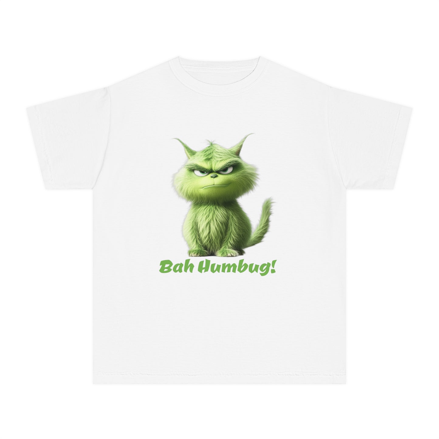 Christmas Grinch Cat Youth Tee