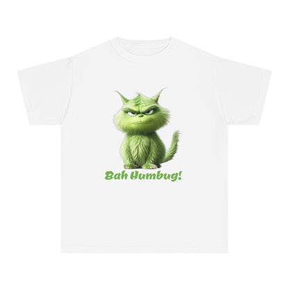 Christmas Grinch Cat Youth Tee