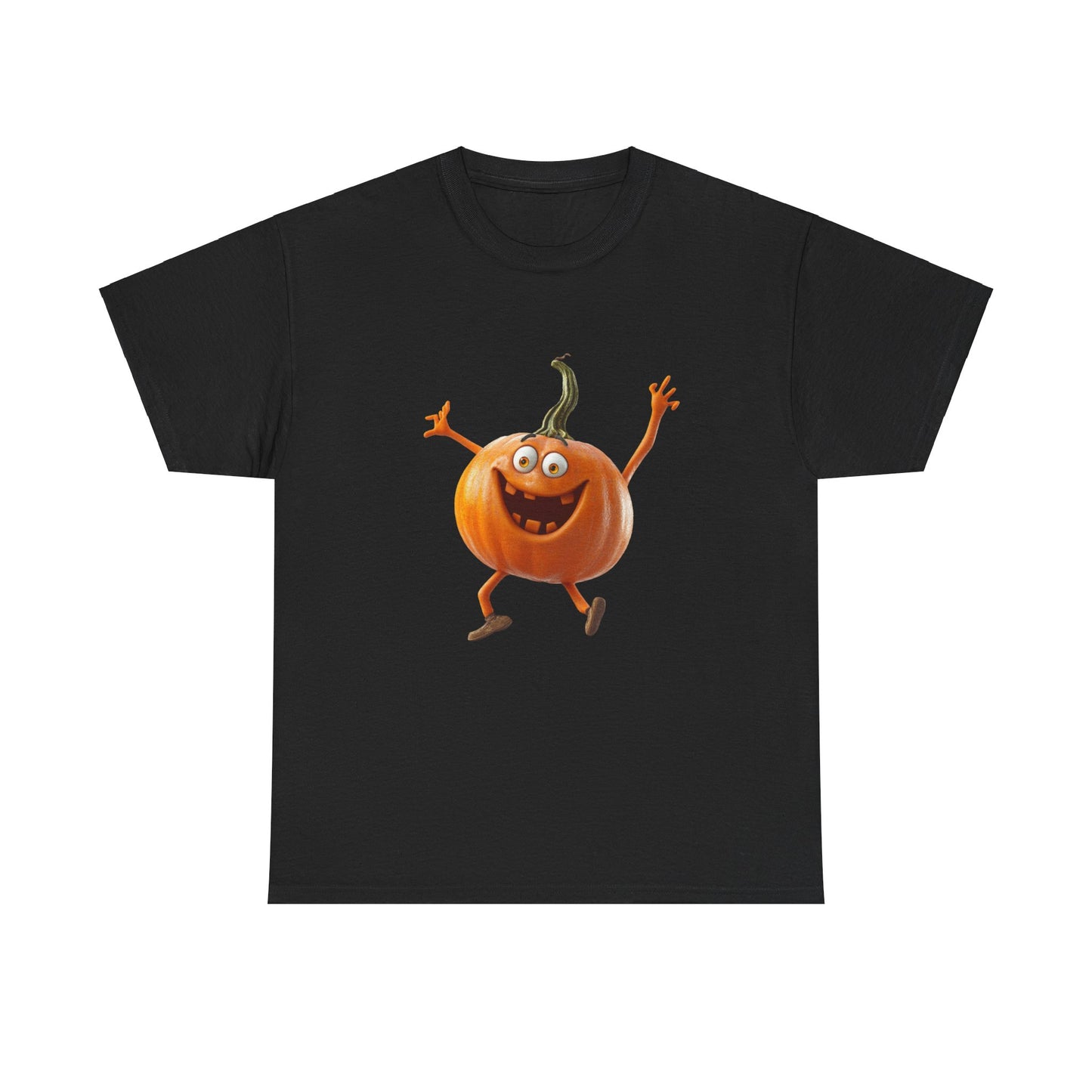 Dancing Pumpkin Halloween - Unisex Heavy Cotton Tee