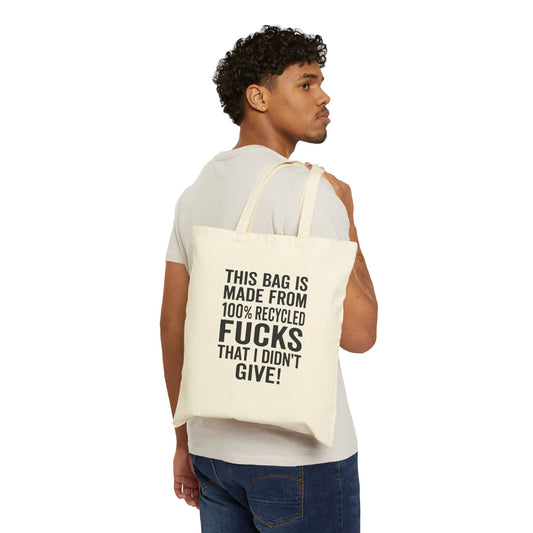 Recycled Fucks Tote Bag