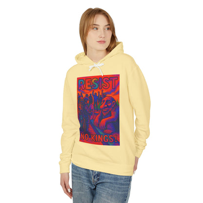 Seattle Troll Lightweight Hoodie - Resist No Kings Design