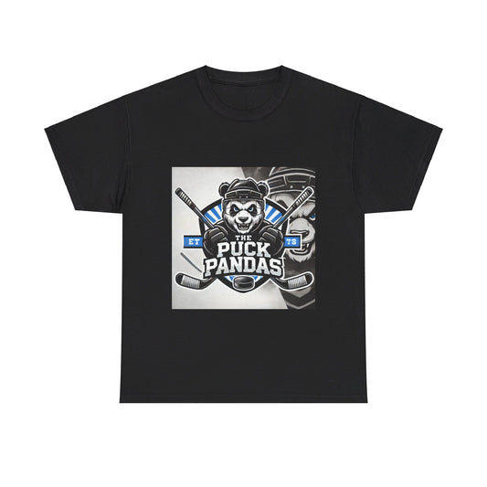 Puck Pandas hockey club - Unisex Heavy Cotton Tee