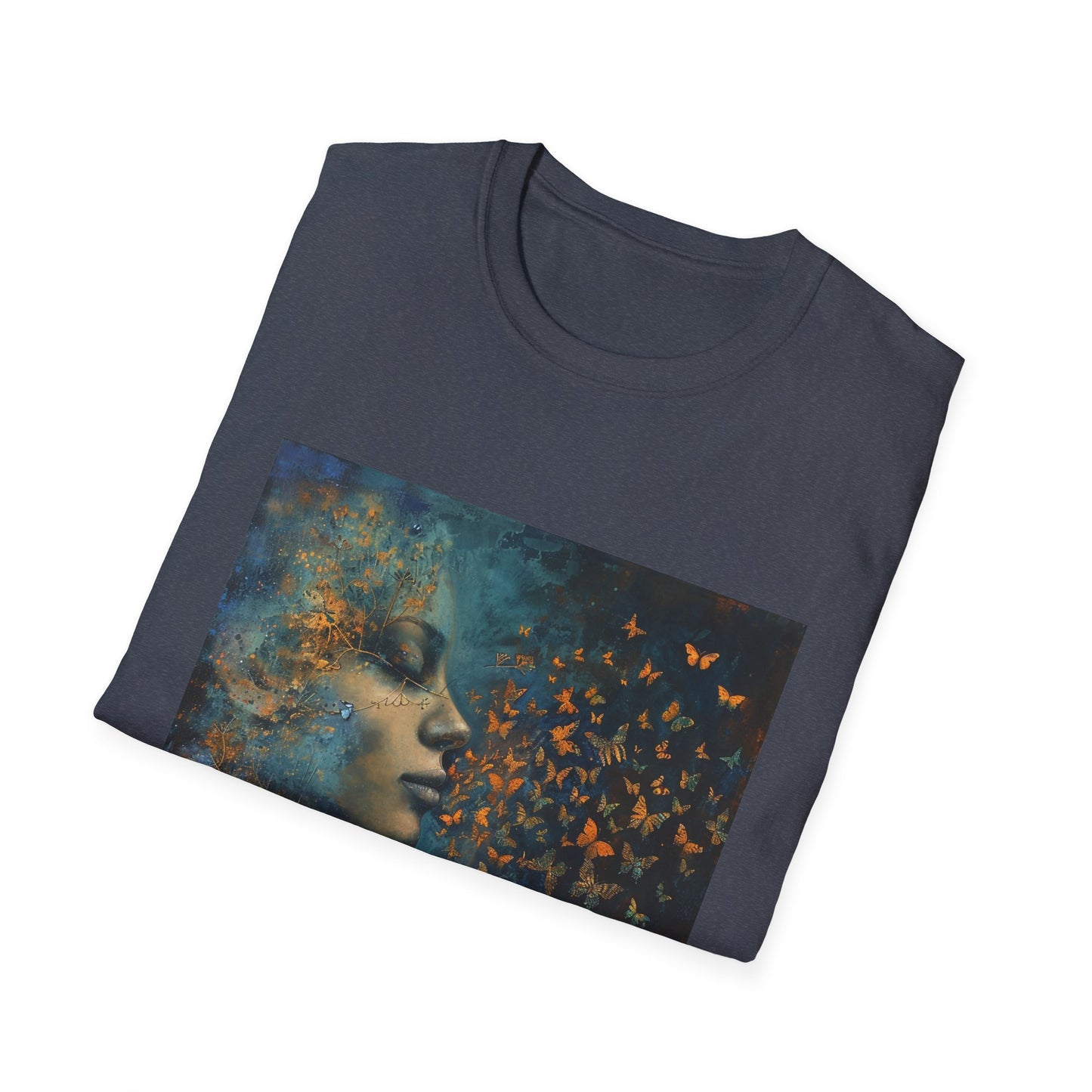 Butterfliy girl - Unisex Softstyle T-Shirt