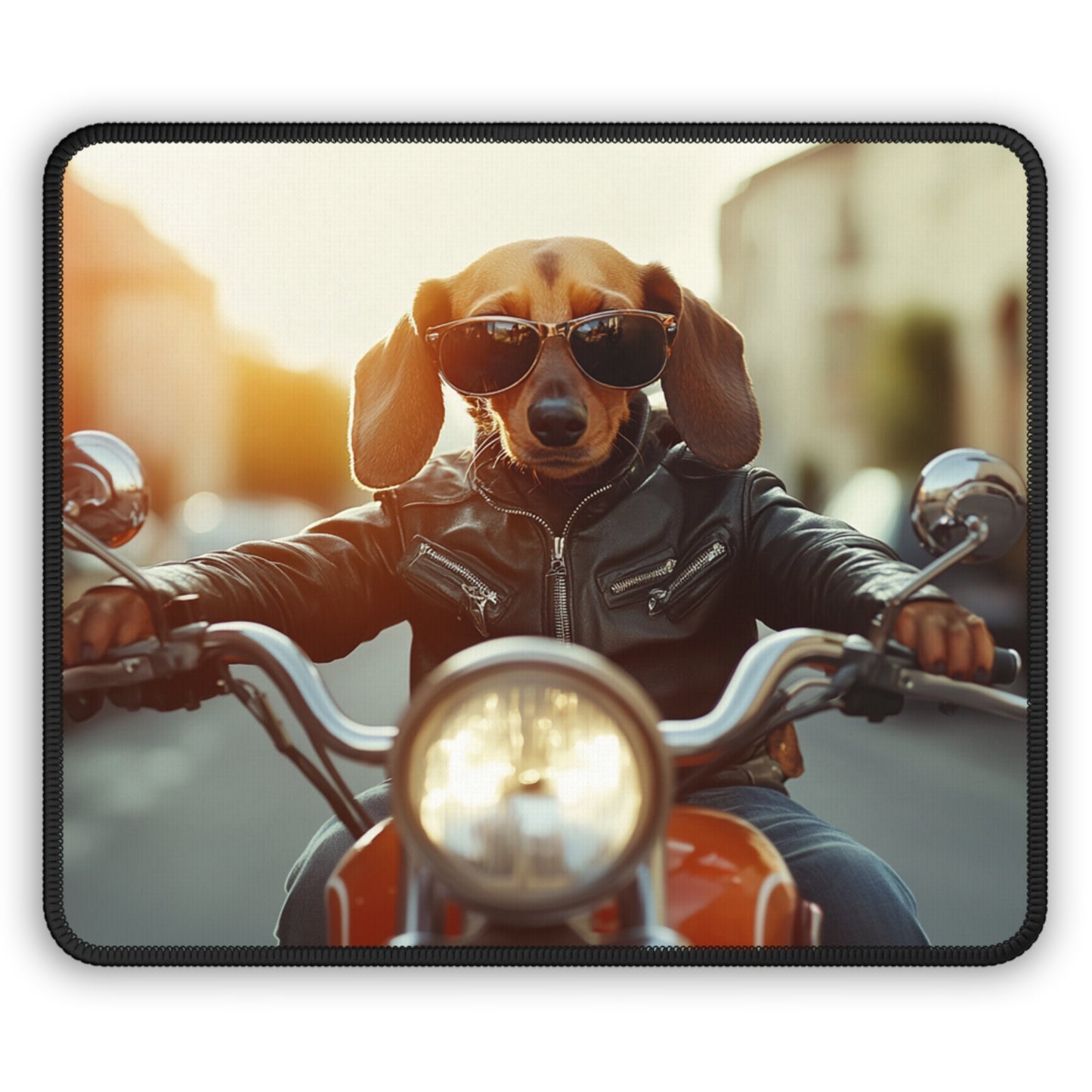 Bad boy Weiner dog - Gaming Mouse Pad