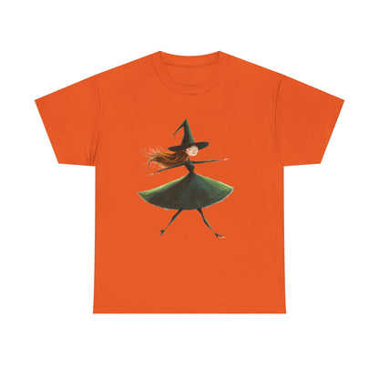 Halloween Dancing Witch - Unisex Heavy Cotton Tee