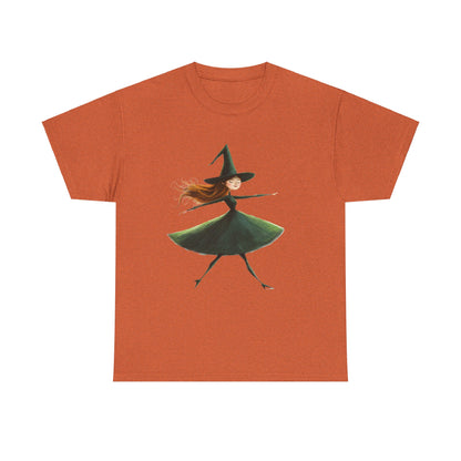 Halloween Dancing Witch - Unisex Heavy Cotton Tee