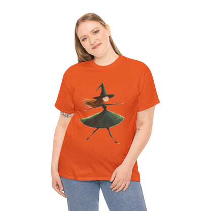 Halloween Dancing Witch - Unisex Heavy Cotton Tee