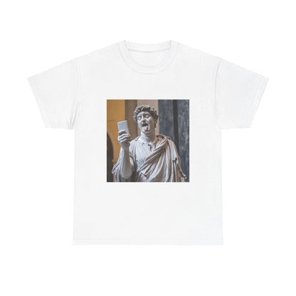 Romans on cell phones - Unisex Heavy Cotton Tee