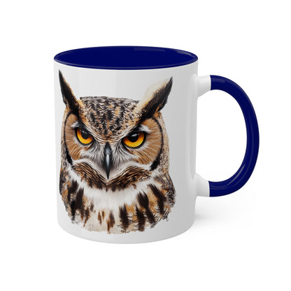 Owl - Colorful Mugs, 11oz