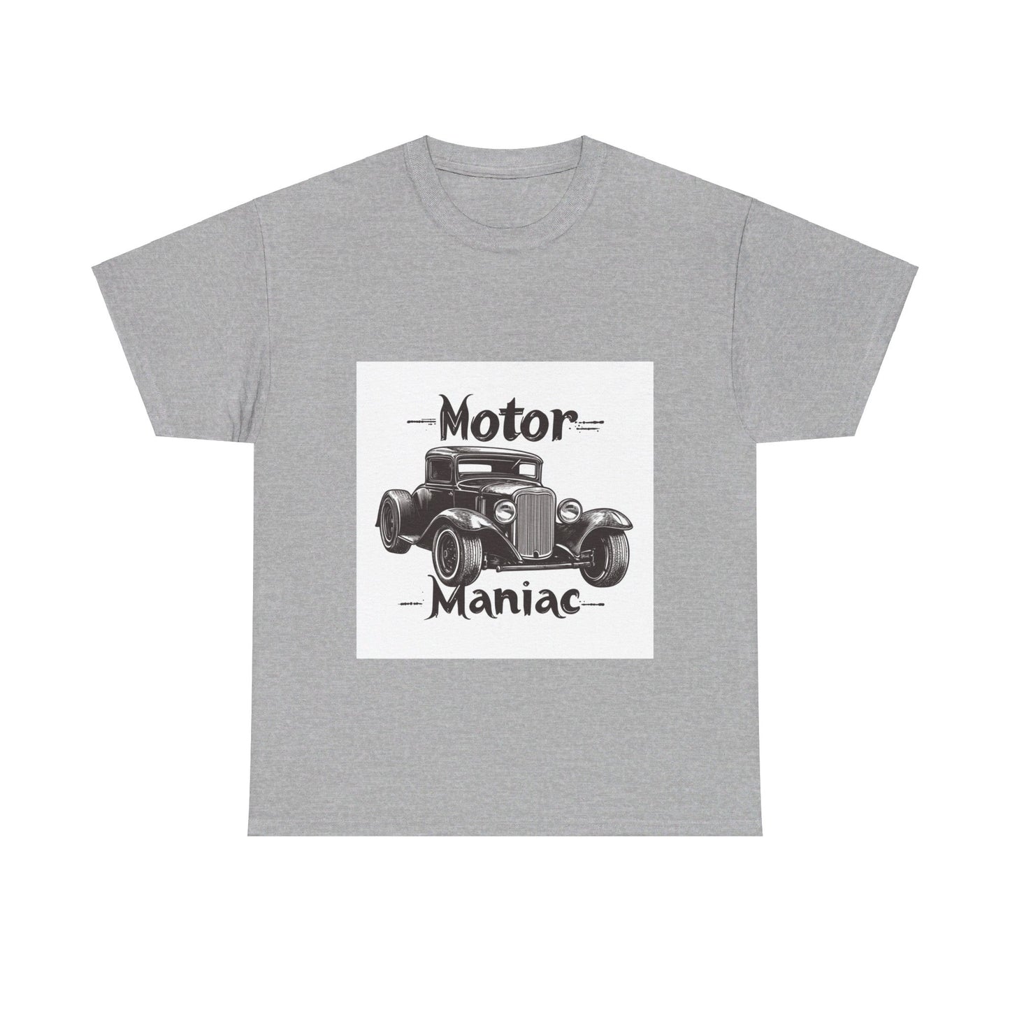 Motor Maniac - Unisex Heavy Cotton Tee