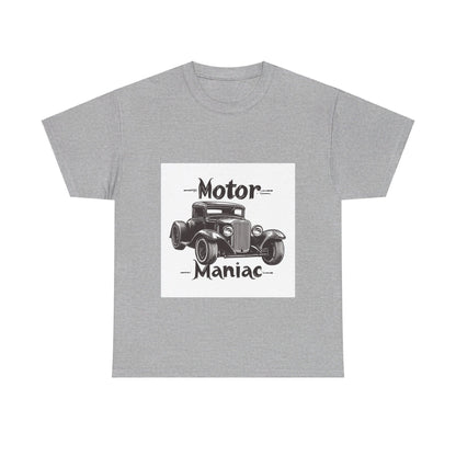 Motor Maniac - Unisex Heavy Cotton Tee