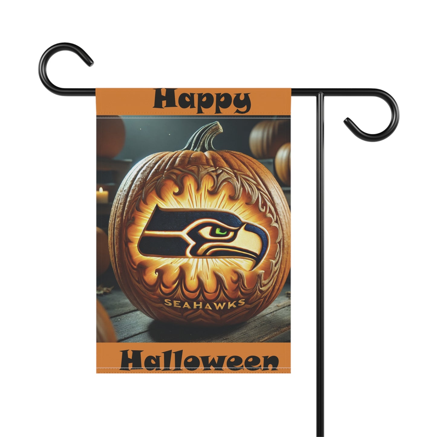 Seahawks Halloween - Garden & House Banner