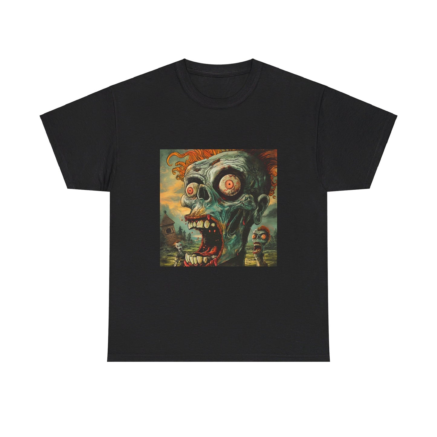 Living dead face - Unisex Heavy Cotton Tee