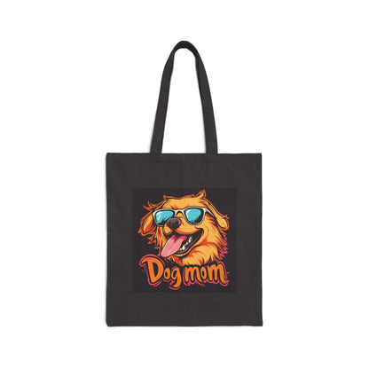 Dog Mom - Cotton Canvas Tote Bag