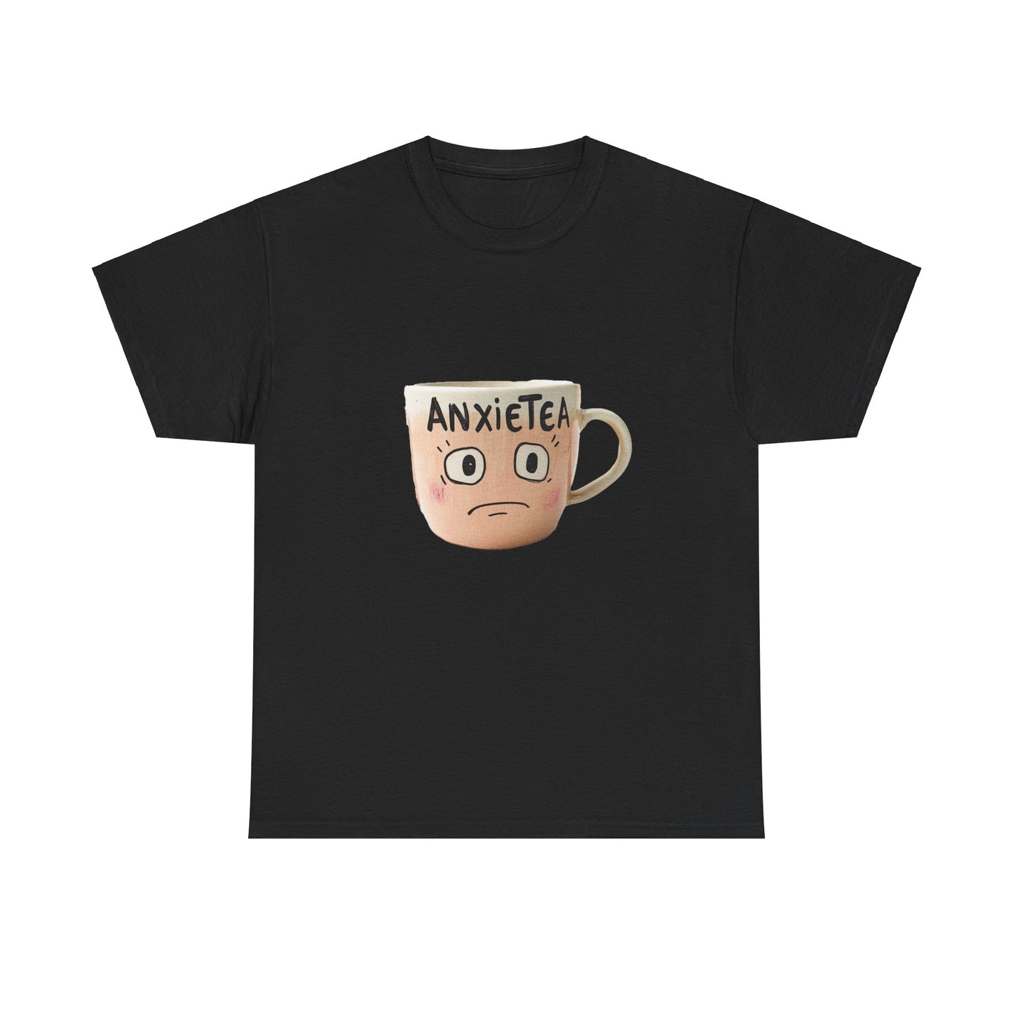 A cup of AnxieTea - Unisex Heavy Cotton Tee