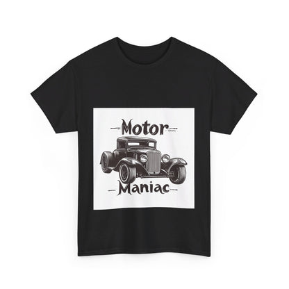 Motor Maniac - Unisex Heavy Cotton Tee