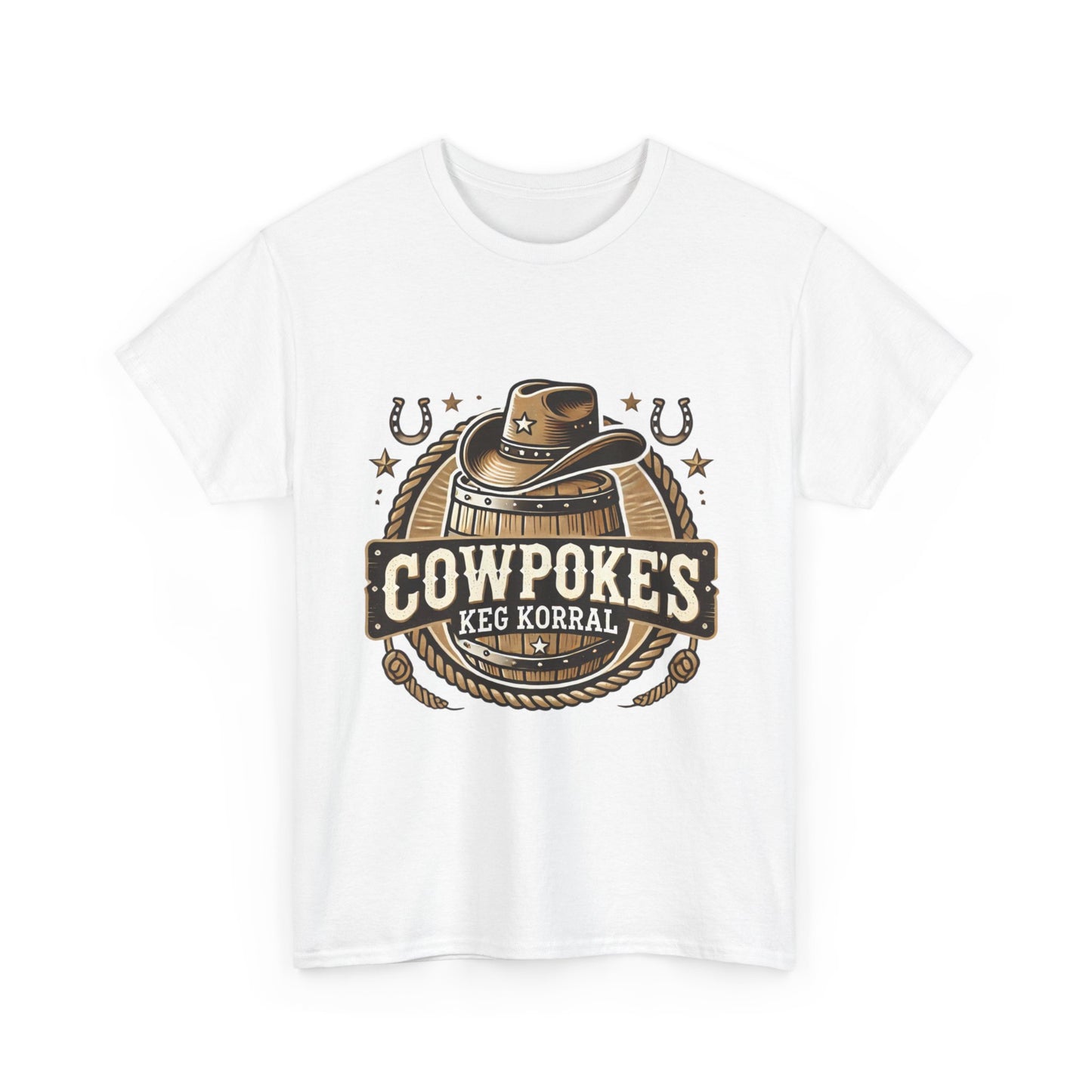 Cowpokes keg korral - Unisex Heavy Cotton Tee