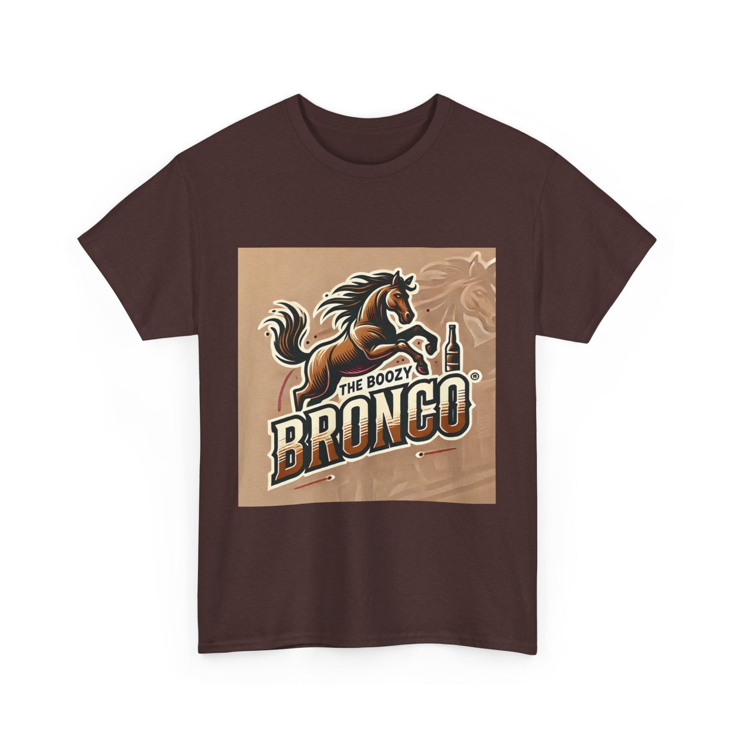 The Boozy Bronco - Unisex Heavy Cotton Tee