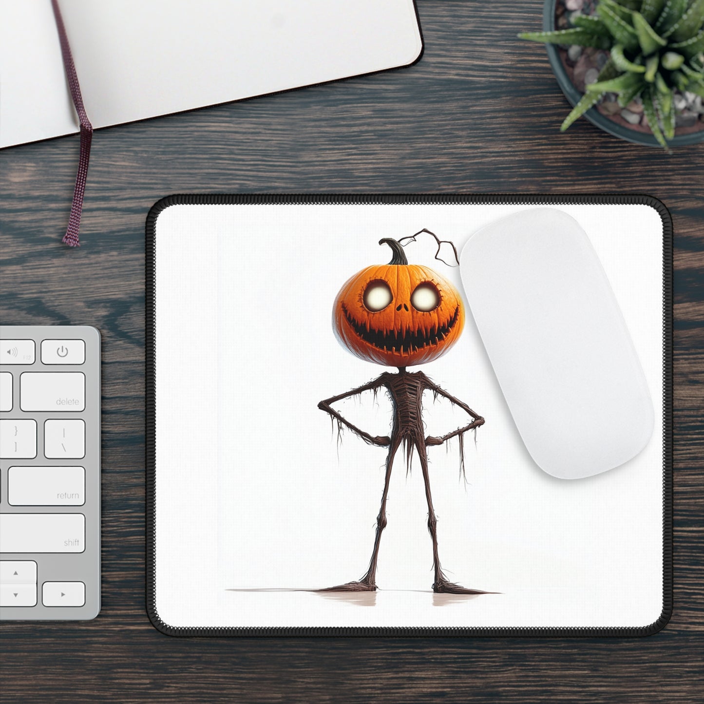 Pumpkin Jack Head - Gaming Mouse Pad