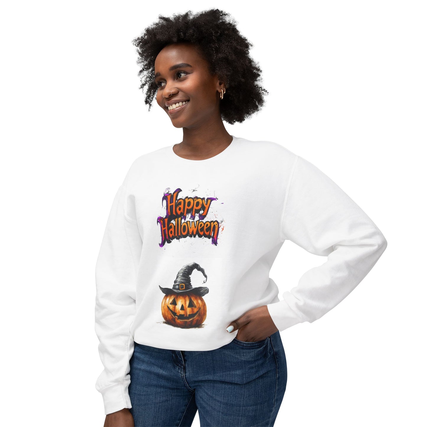 Funny Witch Pumpkin Halloween Sweatshirt