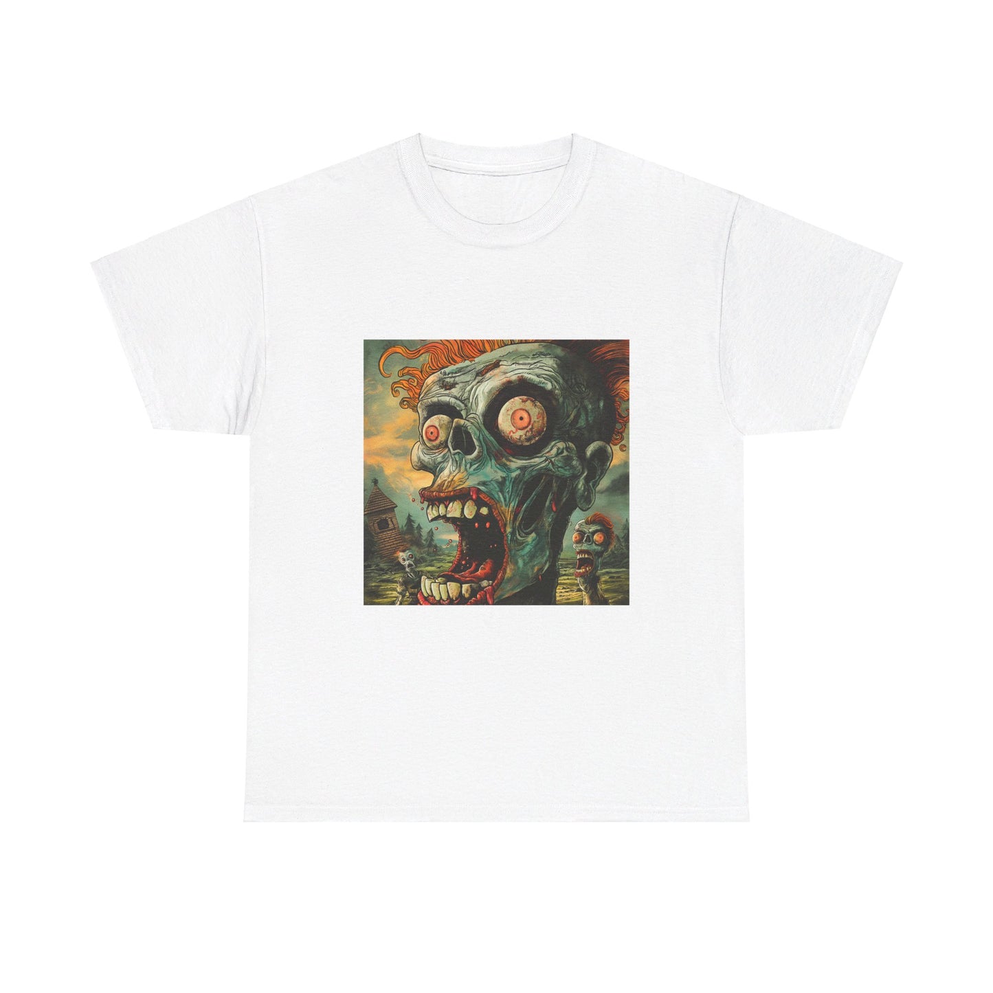 Living dead face - Unisex Heavy Cotton Tee