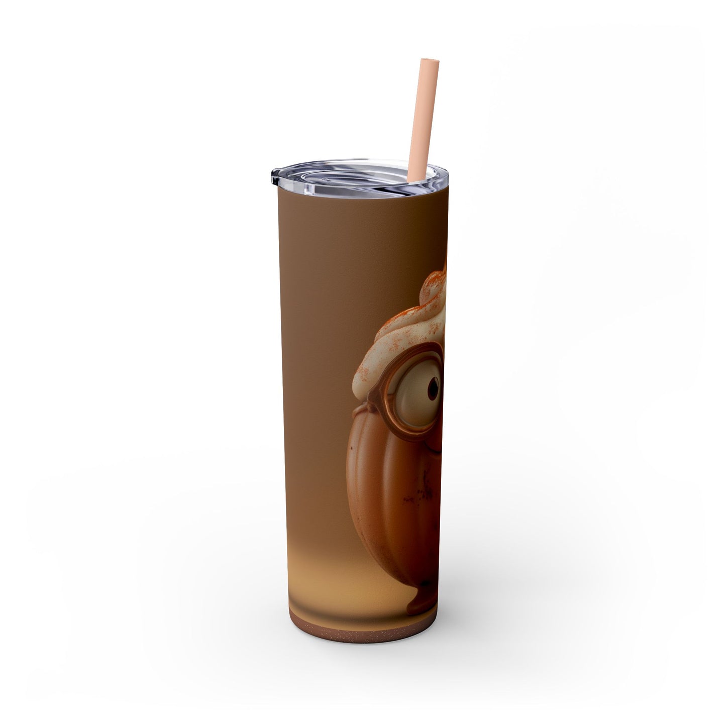 Pumpkin Spice - Skinny Tumbler with Straw, 20oz