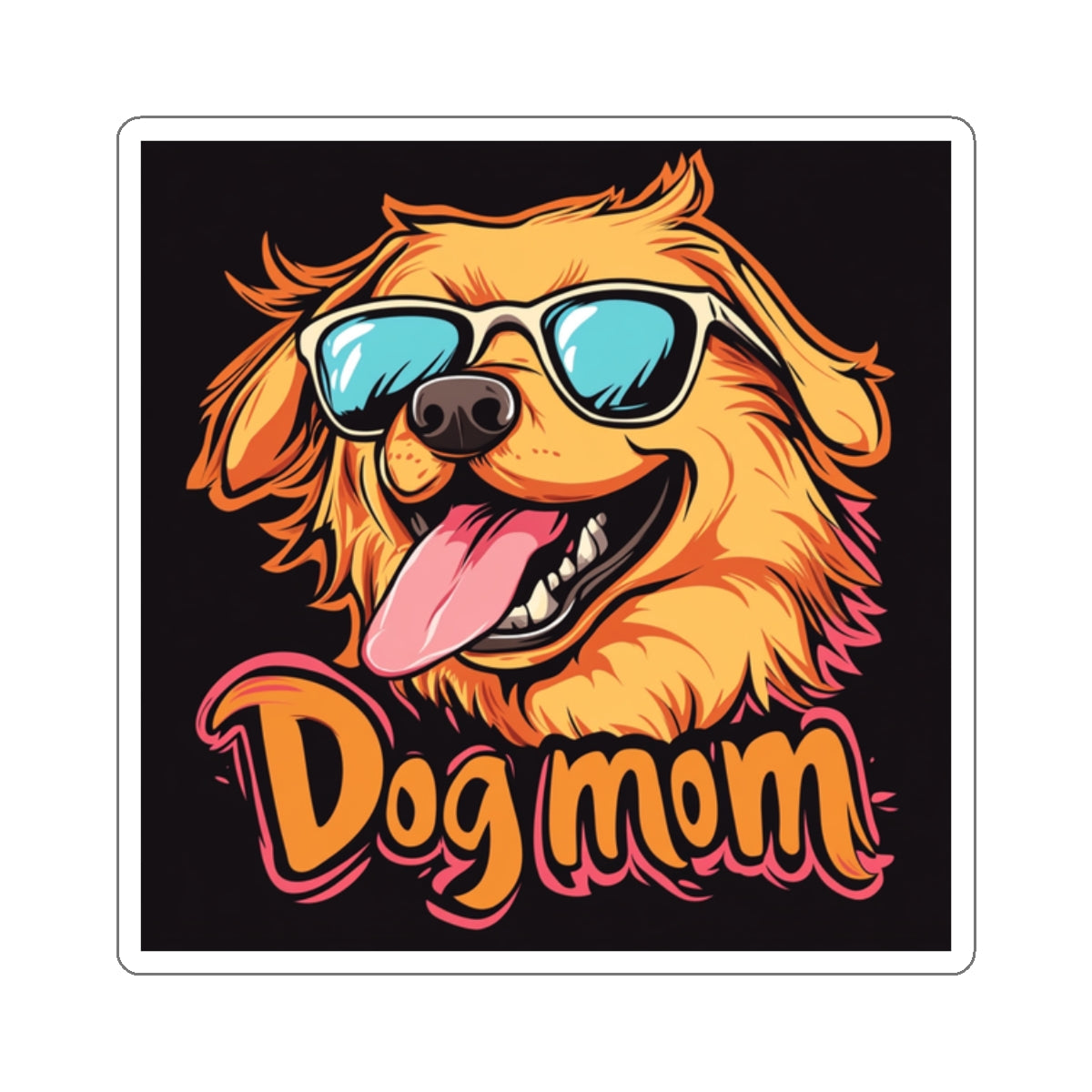 Dog Mom - Kiss-Cut Stickers