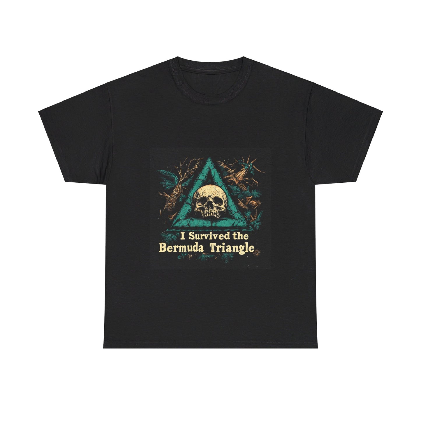 I Survived the Bermuda Triangle - Unisex Heavy Cotton Tee